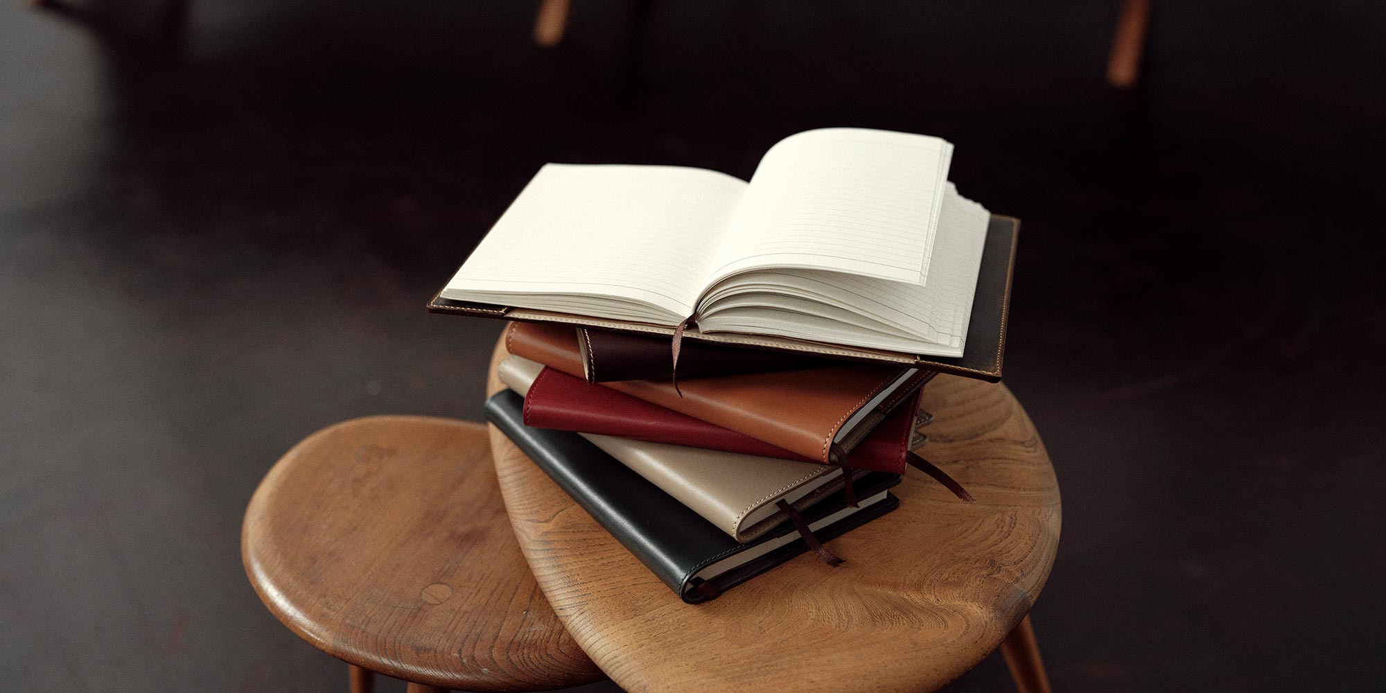 Tusting Leather Refillable Journals